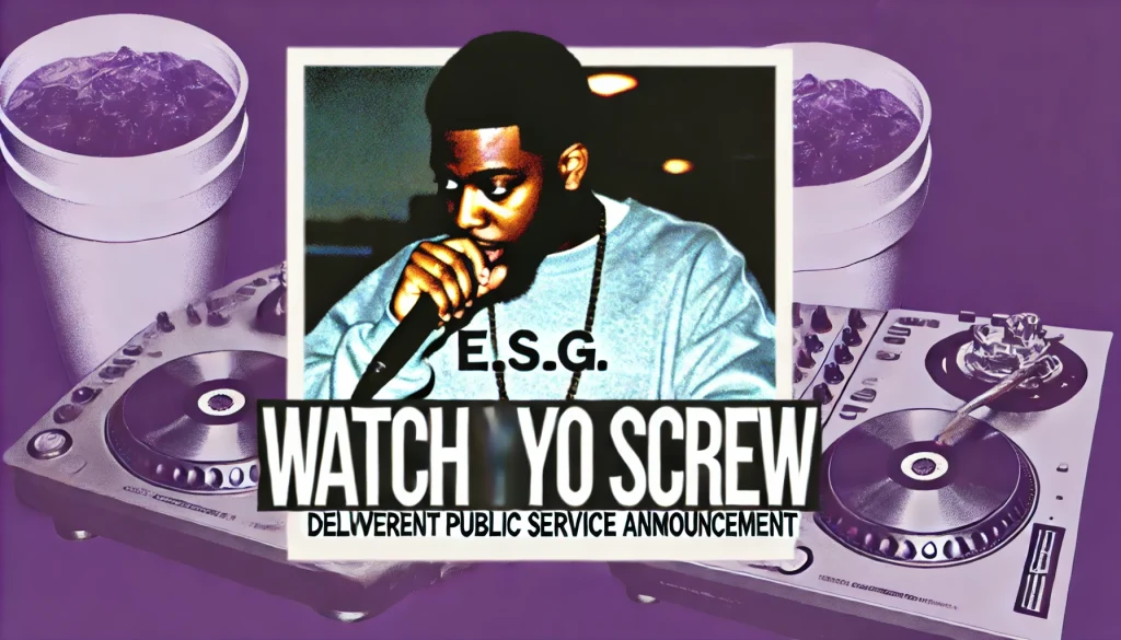E.S.G. Delivers an Important Public Service Announcement - “Watch Yo Screw”