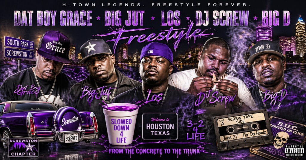 Dat Boy Grace, Big Jut, Los, DJ Screw, Big D Freestyle